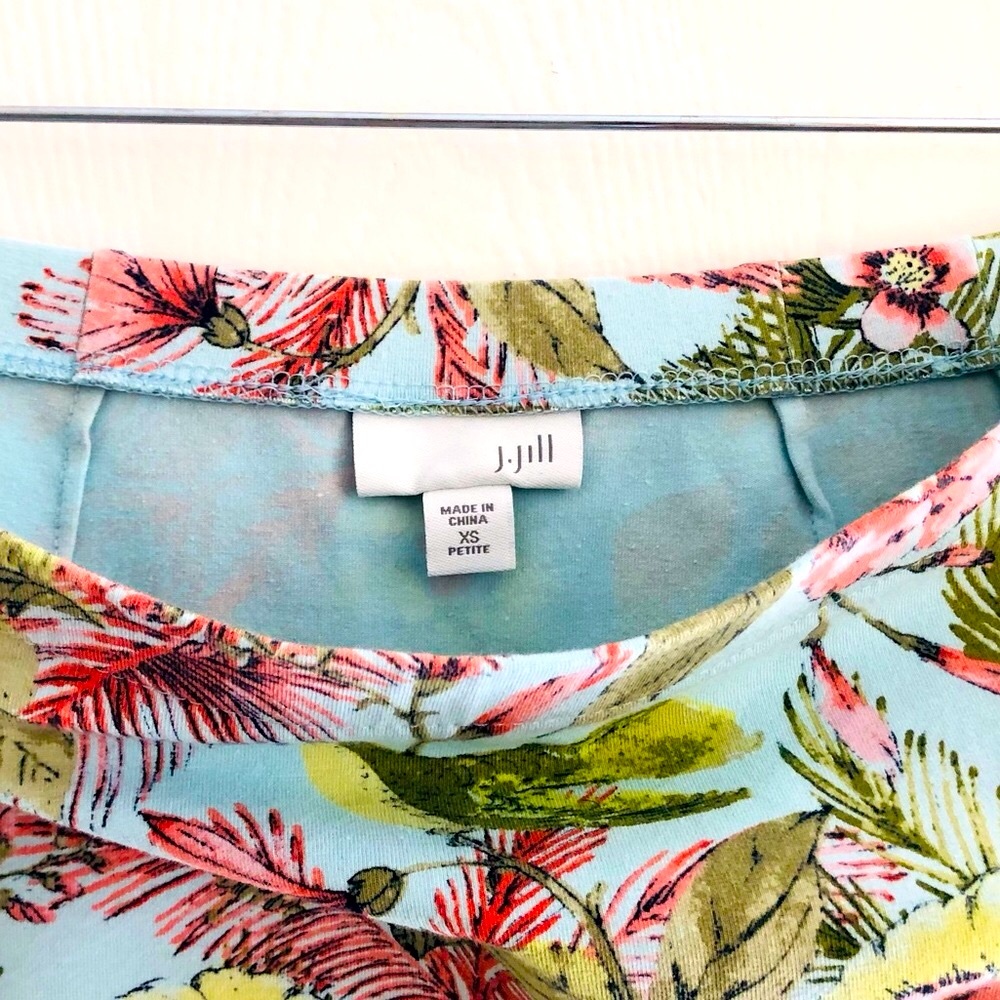 EUC J.Jill print skirt - Picture 4 of 4